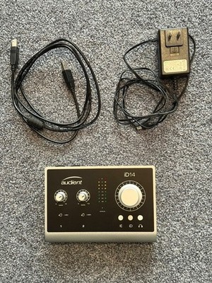 Used Audient iD14 Audio Interface - Great Condition, 2 Class A Mic Preamps, D.I.