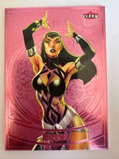 2024 UD Marvel Fleer Ultra Matriarchs Medallions Pink Sersi M-42