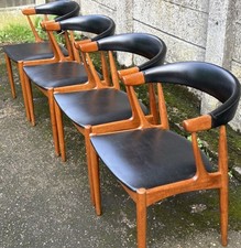 VERY RARE SET OF RETRO DANISH TEAK JOHANNES  ANDERSEN ARMCHAIRS WE DELIVER