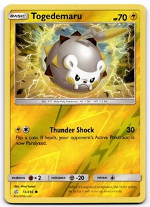 Togedemaru 74/236 Cosmic Eclipse Reverse Holo Common