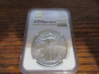 2018  1 OZ. SILVER EAGLE NGC MS69
