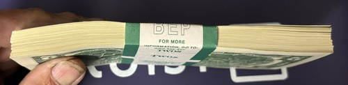 Bureau Of Engraving Banded 100 Sequential $2 Bills Series 2007A Mint Condition - Picture 3 of 3