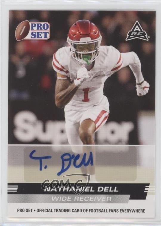 2022 Leaf Pro Set Draft Tank Dell Nathaniel Dell #PSA-ND1 Auto 16hq