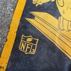 Vintage 1970s Pittsburgh Steelers Pennant Steelworker I-Beam Mascot NFL - AS IS — photo 3