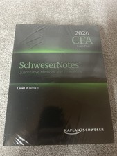 CFA Level 2 Kaplan Schweser Study Notes 2026....