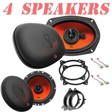 JBL 6x9" 560W Rear & 6.5" 400W Front Door Speakers for 2003-2013 Toyota Corolla