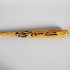 Hank Aaron Signed Bat Braves - COA JSA