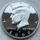 2000-S Kennedy Half Dollar Proof 90% Silver-INV#8728
