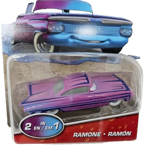 Disney Pixar Cars Ramone Cambiadores de Color 2 en 1 Vehículo Die Cast Coche de Juguete Nuevo Foto 2 de 3