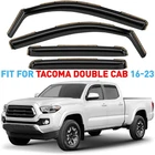 Rain Guards Vent Visors Shade for 2016-2023 Toyota Tacoma Double Cab