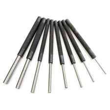 8pc Parallel Pin Punch Drift Set Hardened Steel Drifting Roll Punches