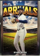 2025 Topps Finest| Ryan Bliss (RC)| Arrivals #A-22| Seattle Mariners