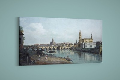 Canaletto - Dresden Seen From the Right Bank of the Elbe - Paper or Canvas