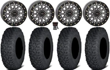 System 3 SB-6 15" Wheels Gm (5+2) 35" Coyote Tires Textron Wildcat XX