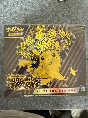 Pokemon TCG: Surging Sparks Elite Trainer Box ETB SV08 | eBay