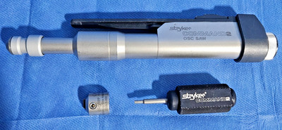 Stryker Command 2 Oscillating Saw, 2296-231, W/Adapter, 2296-3-402, And Wrench