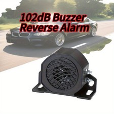 102dB Heavy-Duty Reverse Alarm for Trucks - 12-24V DC, Collision Warning
