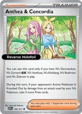 Anthea & Concordia [ASC - 182/217] U Reverse Holofoil NM ME: Ascended Heroes