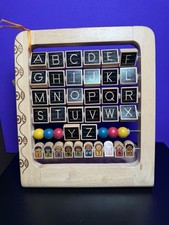 B Toys Ab3's Wooden Alphabet Abacus