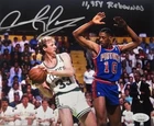 Dennis Rodman Signed METALLIC Photo 8x10  NWO Bulls Worm Autograph HOF JSA HOGAN