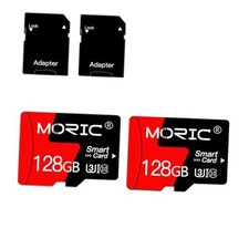 2 Pack 128GB Micro SD Card with SD Adapter High Speed Memory Card,C10 128GB 2