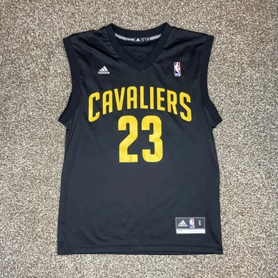 Adidas LeBron James Cleveland Cavaliers Jersey Black Small Mens Basketball 2 - Image 1 of 4