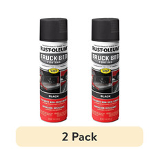 2pc Black Truck Bed Liner Trailer Coating Spray Protection Automotive Paint 15oz 2pc Black Truck Bed Liner Trailer Coating Spray Protection Automotive Paint 15oz