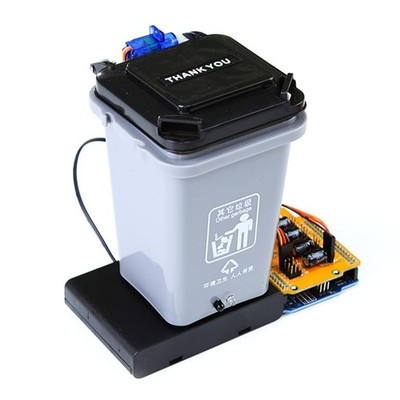 Automatischer Mülleimer Roboter DC6-12 Kinder Programmieren Zum Selbermachen Kit Geschenke