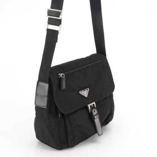 Prada Tessuto Nylon Messenger Shoulder Bag