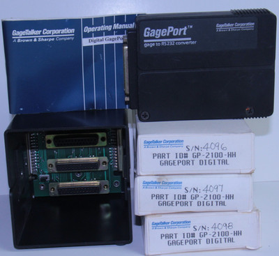 GageTalker GagePort GPA-100 Hub & 4x GP-2100-HH RS232 Multiplexer Interface Unit