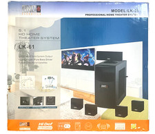 BNO Acoustics LK-61 - 5.1 Channel Home Theater System Stereo Audio Speaker Setup