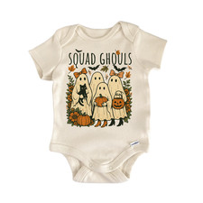 Halloween Fall Ghost Witch Squad Ghouls Newborn Baby Onesie Bodysuit