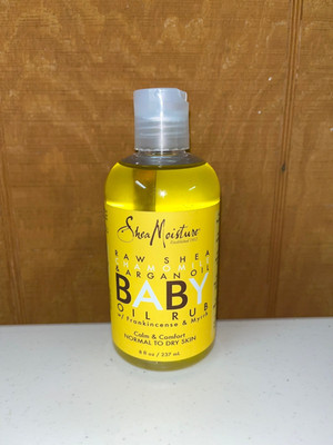 Shea Moisture Raw Shea Chamomile & Argan Oil Baby Oil Rub 8 Oz.