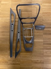 R230 SL Mercedes Mittelkonsole Zierleisten Alu Aluminium komplett