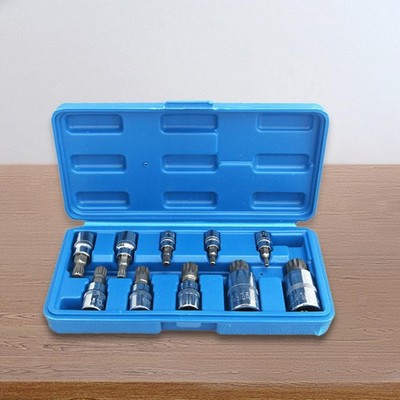 10x Triple Square Bit Sockel Manipulationssicherer Bit Professional mit