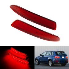 1 Paar Rote Hinten Sto�stange Reflektor Bremslicht�f�r BMW X5 E70 LCI 2010-2013