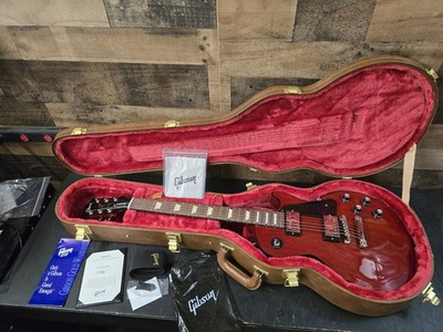 2024 Gibson Les Paul Standard Cherry With Black Binding Demo W/Ohsc 9 Lb