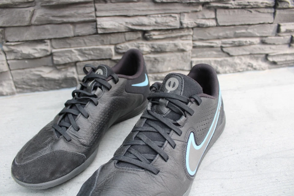 NIKE TIEMPO LEGEND ACADEMY 9 Sportschuhe Hallenschuhe Black Gr.41 UK 7 TOP - Bild 4 von 4