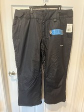 NWT ARCTIX WOMEN'S INSULATED SNOW PANTS, SIZE : 2X / 29L - BLACK 18171X