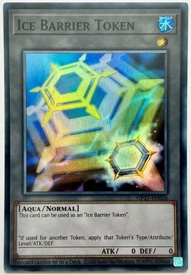 OP17-DE026 Eisbarriere Token - Super Rare Unlimited Near Mint YuGiOh Karte