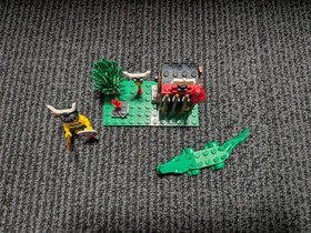 LEGO Islanders: 6246 Crocodile Cage with Instructions and Box