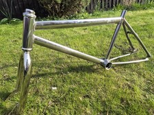 Raleigh Burner MK2 Full Cro-Mo Chrome Frame & Forks Inc Headset 1980's ORIGINAL.