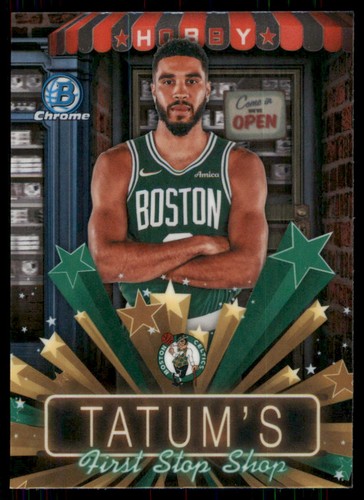 Jayson Tatum #HS-10 — 2025 Bowman Hobby Stars basketball card