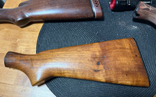 Vintage Winchester Model 12 12ga Pump Stock With Butt Plate. 10 Stamped On Grip