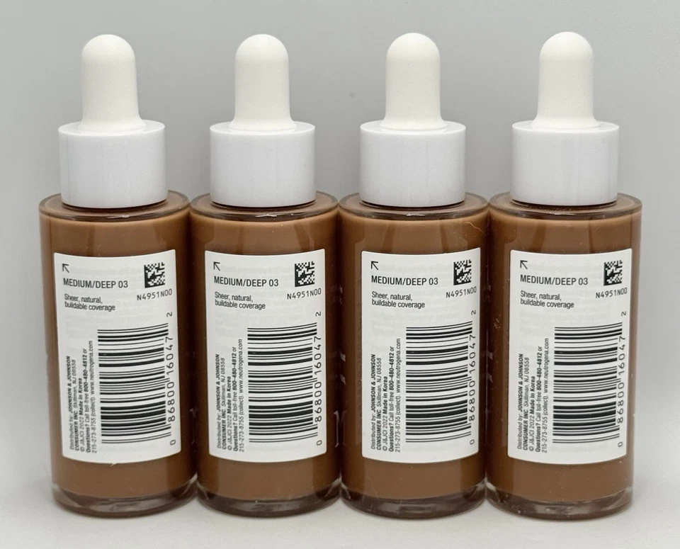 Neutrogena Sensitive Skin Serum Foundation 1 oz. - Medium/Deep 03 - (4 Pack) - Image 2 of 2