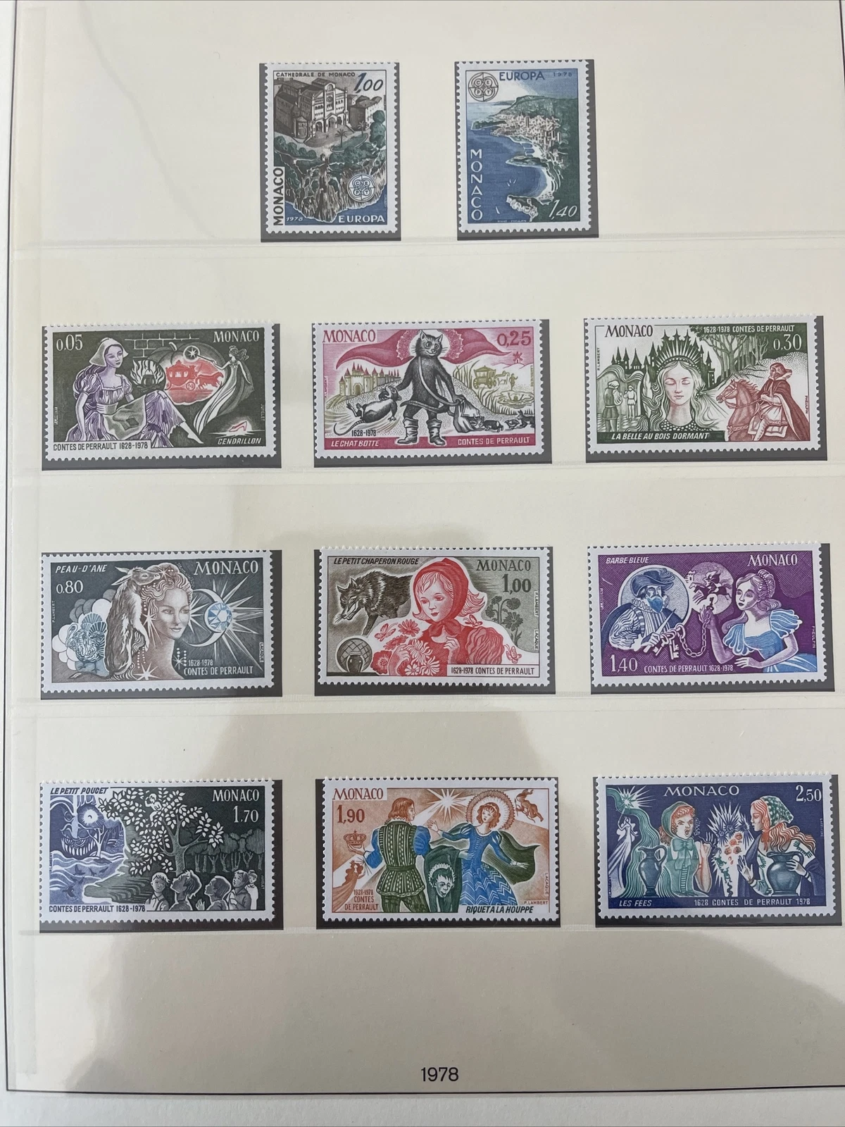 Timbres Monaco Neuf Lindner No.186 1978 Page 77