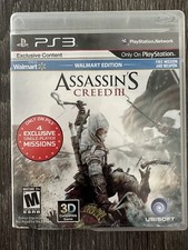 Assassin's Creed III Walmart Edition (Sony PlayStation 3, 2012)