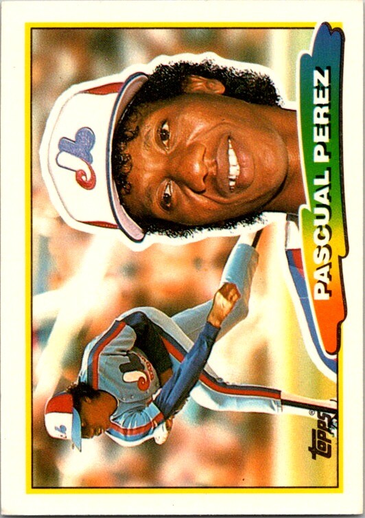 1988 Topps Big #196a Pascual Perez *Excellent* | eBay