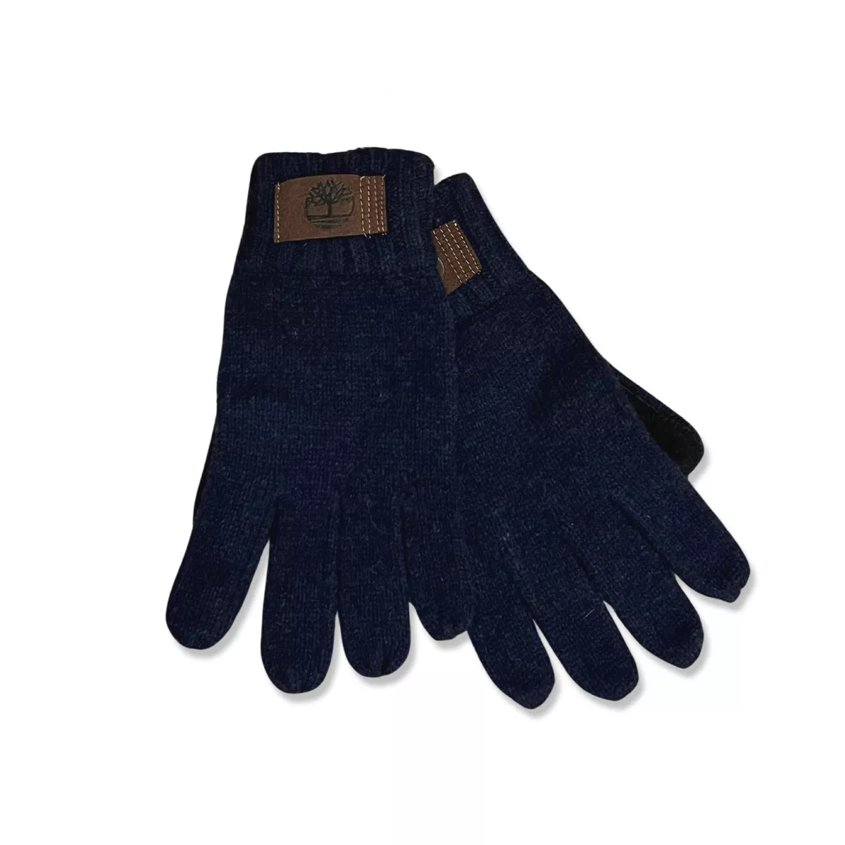 Timberland Gloves Navy Blue Deadstock Casual Winter Outdoors Wool