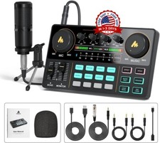 Microfono Condensador De Estudio Profesional Para PC Youtubers Podcast Nuevo